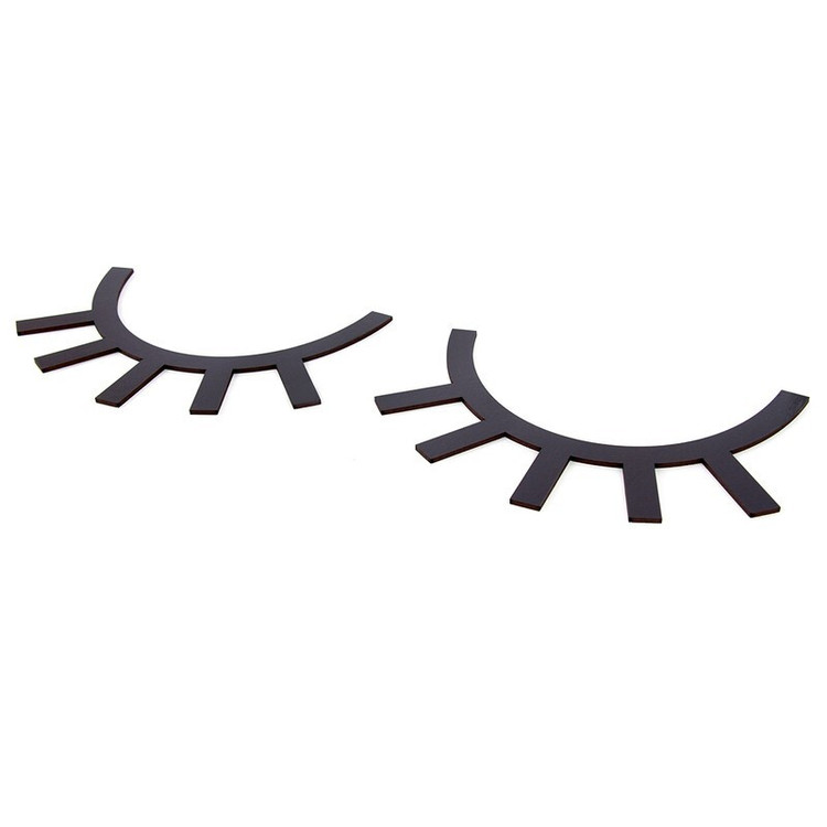 استیکر مدل چوبی طرح پلک کد 4055 مجموعه 2 عددی