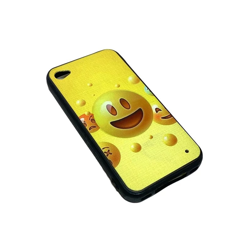 قاب گوشی موبایل اپل4-ایفون4-آیفون4-ایفون4s.مدل ایموجی