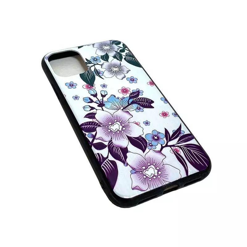 قاب گوشی موبایل اپل11-ایفون یازده-ایفون11.مدل گل زیبا