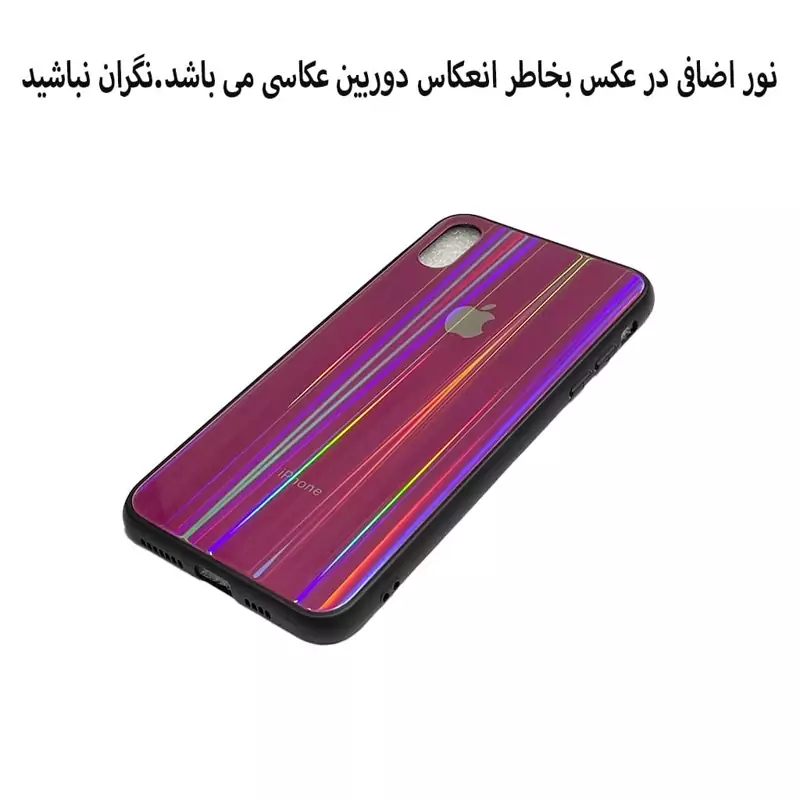 قاب موبایل اپلxs max-ایفونxs max.مدل پشت شیشه ای4