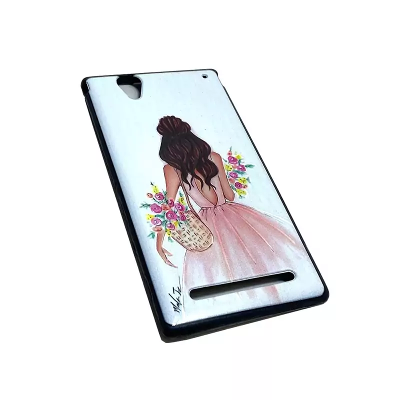 قاب گوشی موبایل سونیSONY XPERIA T2-t2.مدل دختر