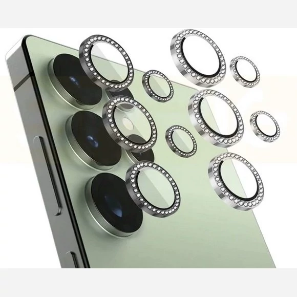 گلس دوربین نگین دار سامسونگ S25ultra