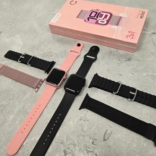 ساعت هوشمند WISME X29 mini اورجینال تمام صحفه 3 بند فلری حصیری