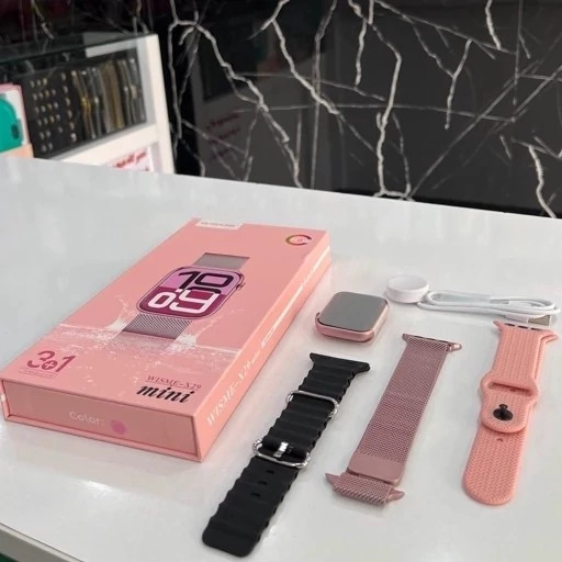 ساعت هوشمند WISME X29 mini اورجینال تمام صحفه 3 بند فلری حصیری