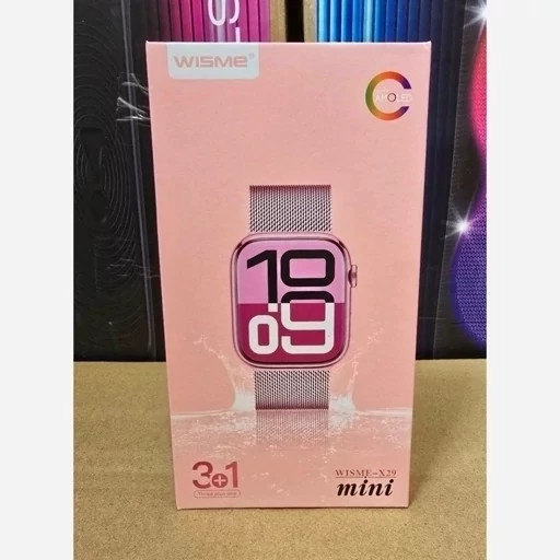 ساعت هوشمند WISME X29 mini اورجینال تمام صحفه 3 بند فلری حصیری