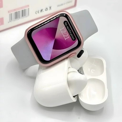 ساعت هوشمند WISME X33 MINI (5بند با ایرپاد) و بند فلزی سوپر امولد بالاترین کیفیت بازار