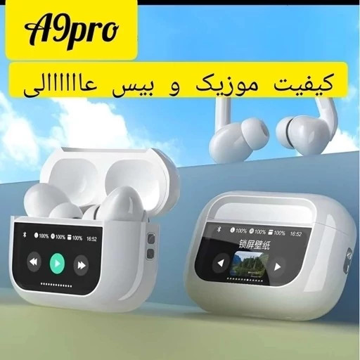 ایرپاد پرو ANC/ENC فعال مانیتور دار ضدآب گیمینگ بیس بالا لمسی