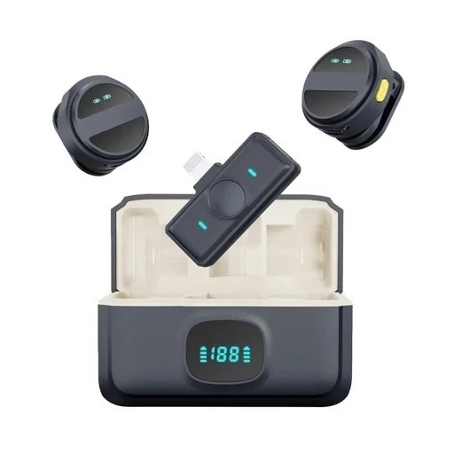 میکروفون یقه ای pro 2 دو کاربره - مناسب تایپ سی+آیفون