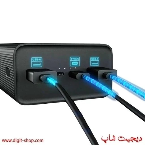 پاوربانک 20000 شیائومی 3 پرت فست گلوبال شرکتی جنس درجه یک