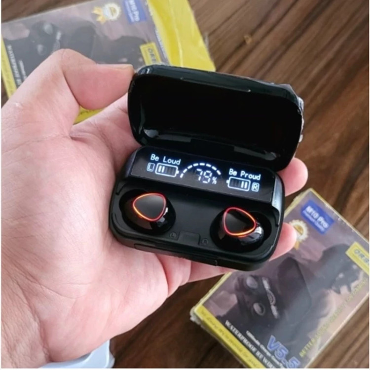 ایرپاد M10PRO پاوربانک دار کیفیت درجه یک بلوتوث نسخه 5.5 صحفه نمایش دار