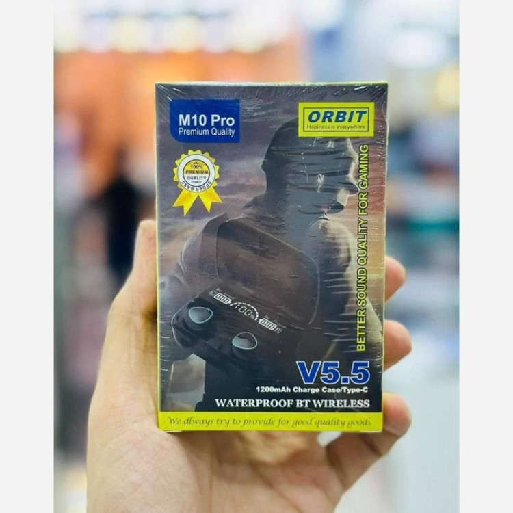 ایرپاد M10PRO پاوربانک دار کیفیت درجه یک بلوتوث نسخه 5.5 صحفه نمایش دار