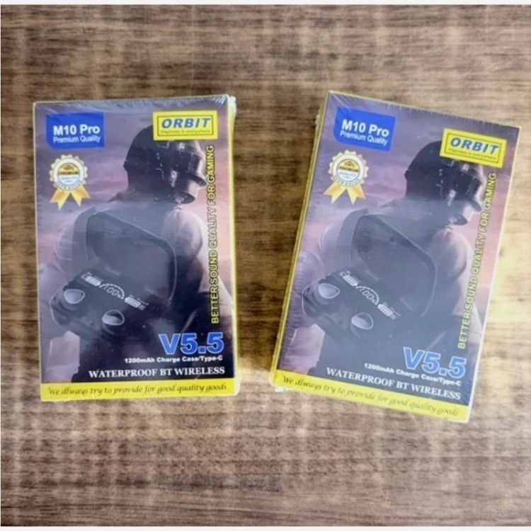 ایرپاد M10PRO پاوربانک دار کیفیت درجه یک بلوتوث نسخه 5.5 صحفه نمایش دار
