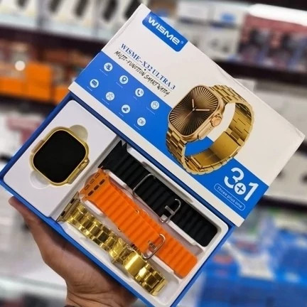 ساعت هوشمند X32 ULTRA 3 گلد سه بند تمام صحفه بالاترین کیفیت بازار تمامی قابلیت ها