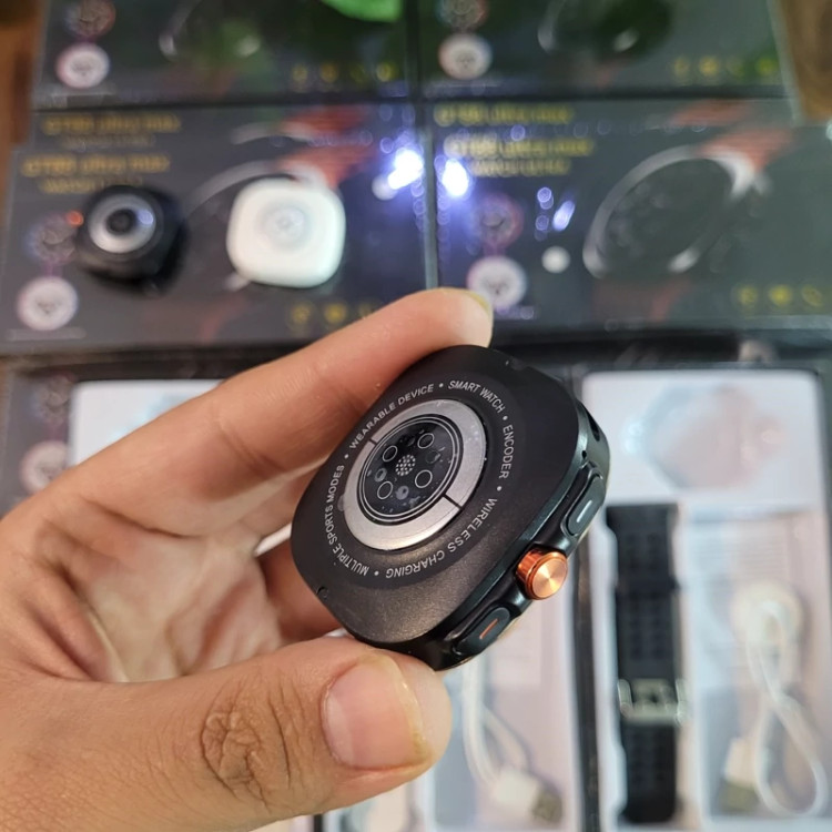 ساعت هوشمند GT88 ULTRA MAX گرد دو بند سوپر امولد بالاترین کیفیت بازار فروش تک به قیمت عمده