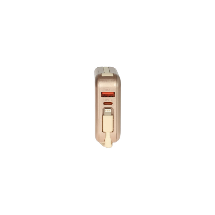 پاوربانک فست شارژ FirstYou 10000mAh مدل OM03 - طلایی - MMS (گارانتی شش ماهه YA)