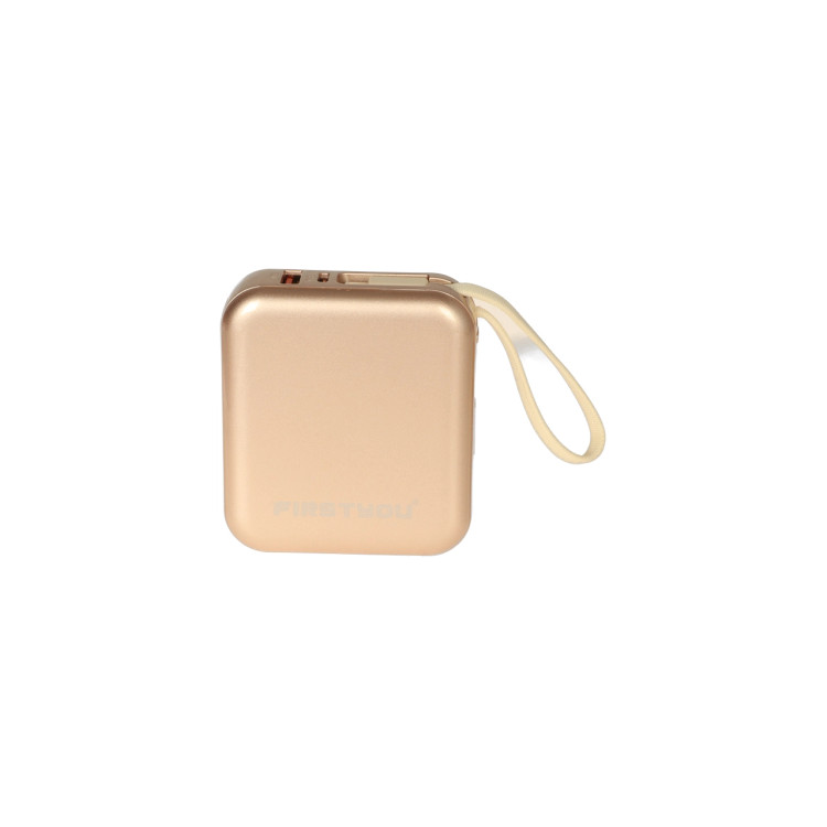 پاوربانک فست شارژ FirstYou 10000mAh مدل OM03 - طلایی - MMS (گارانتی شش ماهه YA)