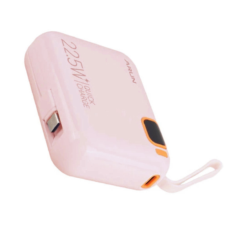 پاوربانک فست شارژ Arun 10000mAh مدل DX03 22.5W - صورتی (گارانتی IPM)