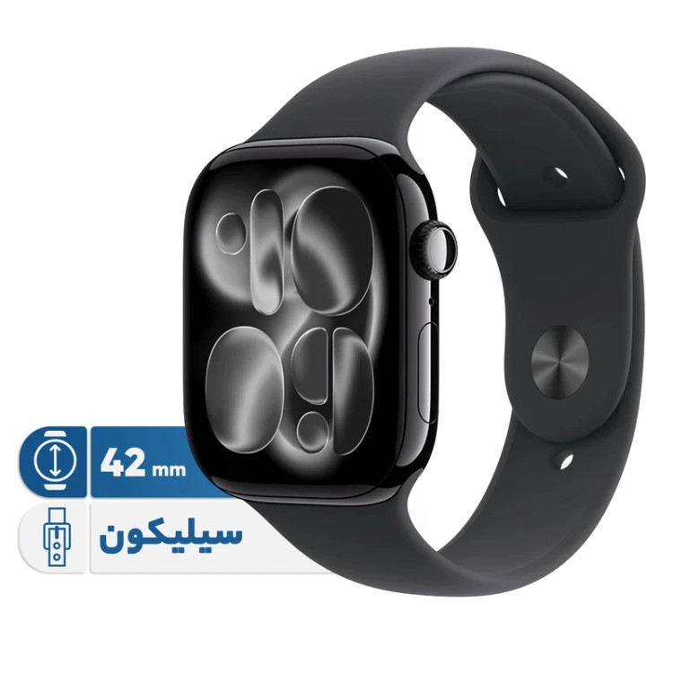 ساعت هوشمند اپل واچ سری 11 مدل Space Grey Al Black SB - 42MM - خاکستری - اصلی (گارانتی 6 ماهه شرکتی)
