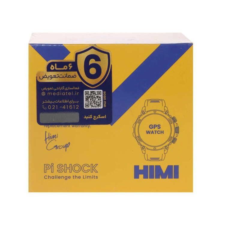 ساعت هوشمند HIMI مدل Pi Shock G6 - مشکی (6 ماه گارانتی تعویض شرکتی)