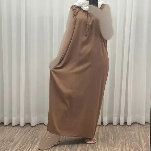 سارافون راحتی زنانه بلند نخی فری سایز مناسب تا سایز 54