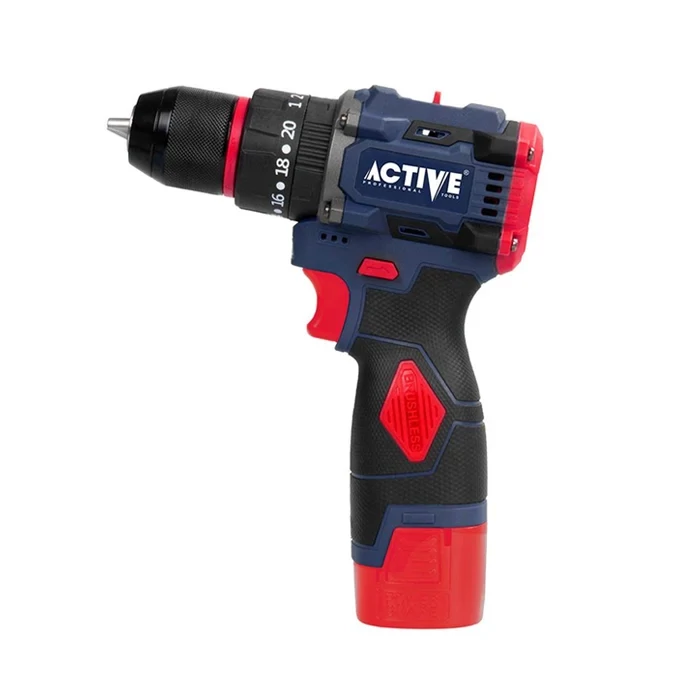 دریل پیچ گوشتی چکشی شارژی اکتیو 16.8 ولت مدل AC-3117BL