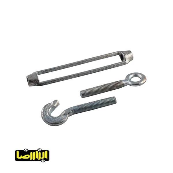 مهارکش یک سر حلقه یک سر قلاب گالوانیزه سایز 18