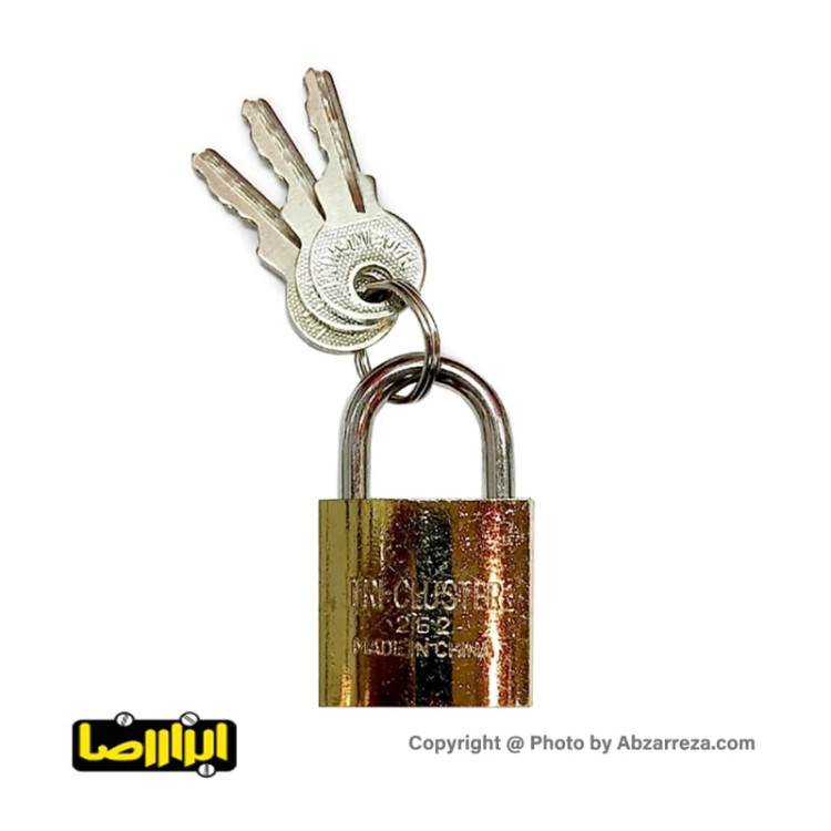 قفل آویز طرح برنج سایز 38