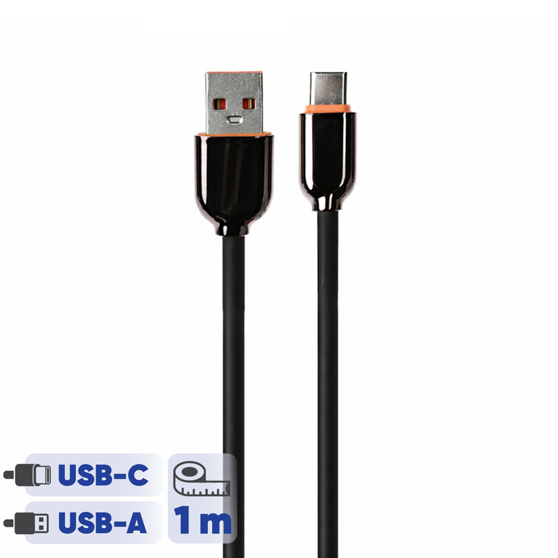 کابل تبدیل USB به USB-C اچ تی ام مدل Fast charge طول یک متر