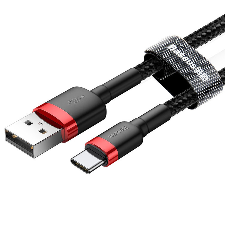 کابل تبدیل USB به USB-C باسئوس مدل CATKLF-C91 Cafule طول 2 متر