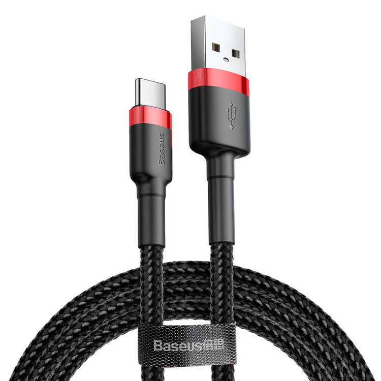 کابل تبدیل USB به USB-C باسئوس مدل CATKLF-C91 Cafule طول 2 متر
