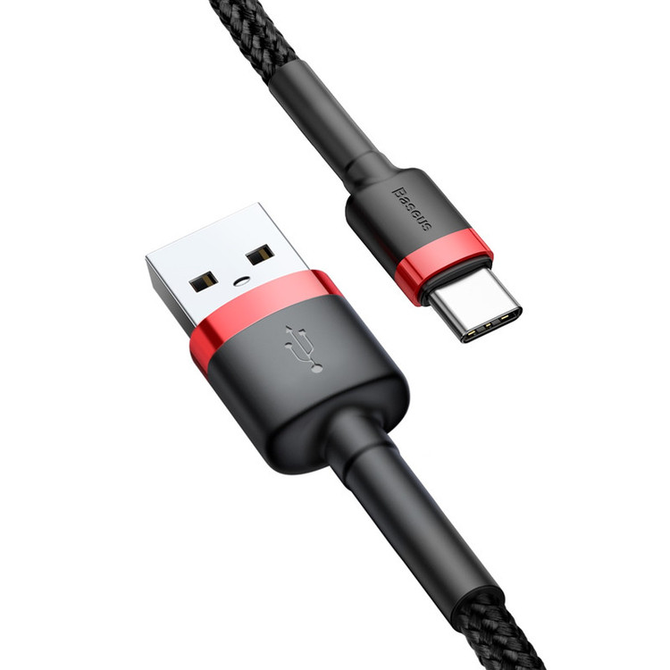 کابل تبدیل USB به USB-C باسئوس مدل CATKLF-C91 Cafule طول 2 متر