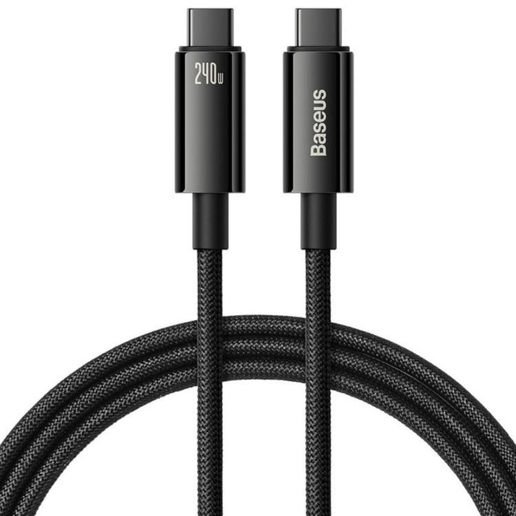 کابل تبدیل USB-C باسئوس مدل (TUNGSTEN (240W طول 1 متر