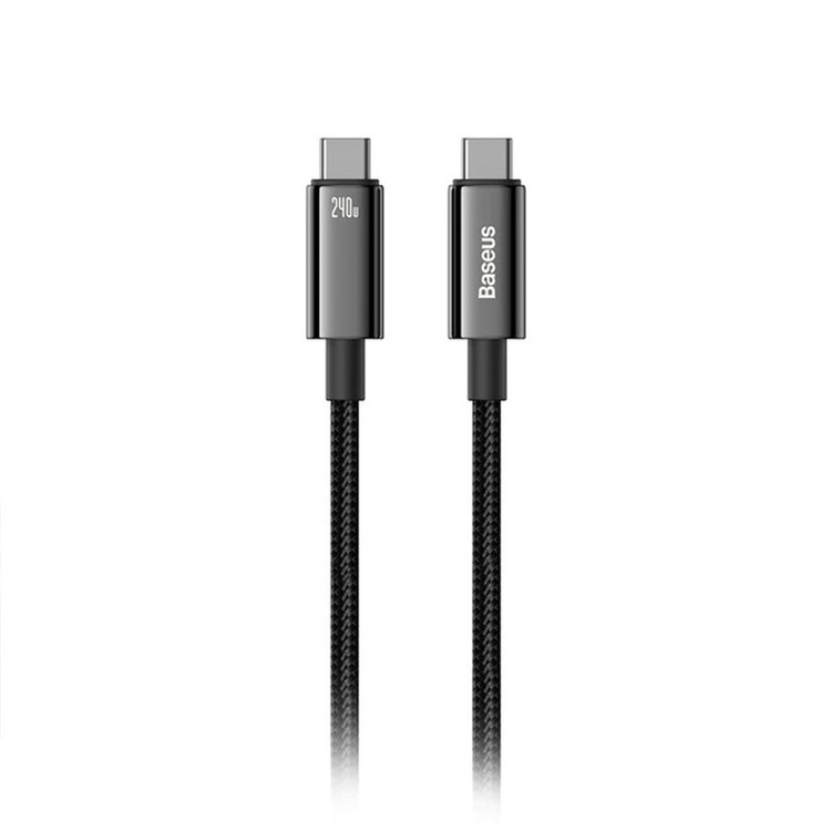 کابل تبدیل USB-C باسئوس مدل (TUNGSTEN (240W طول 1 متر