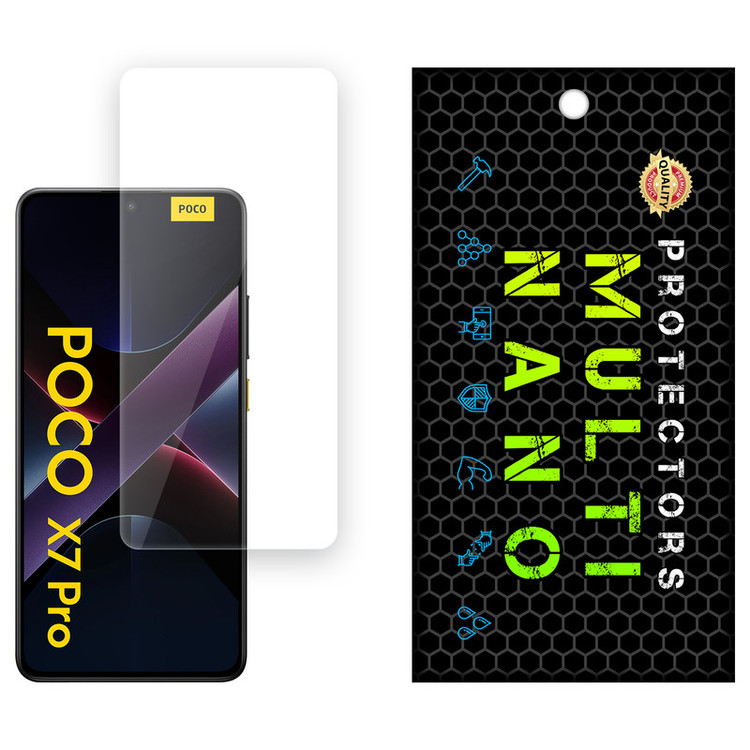 محافظ صفحه نمایش شفاف مولتی نانو مدل X-S1N مناسب برای گوشی موبایل شیائومی Poco X7 Pro