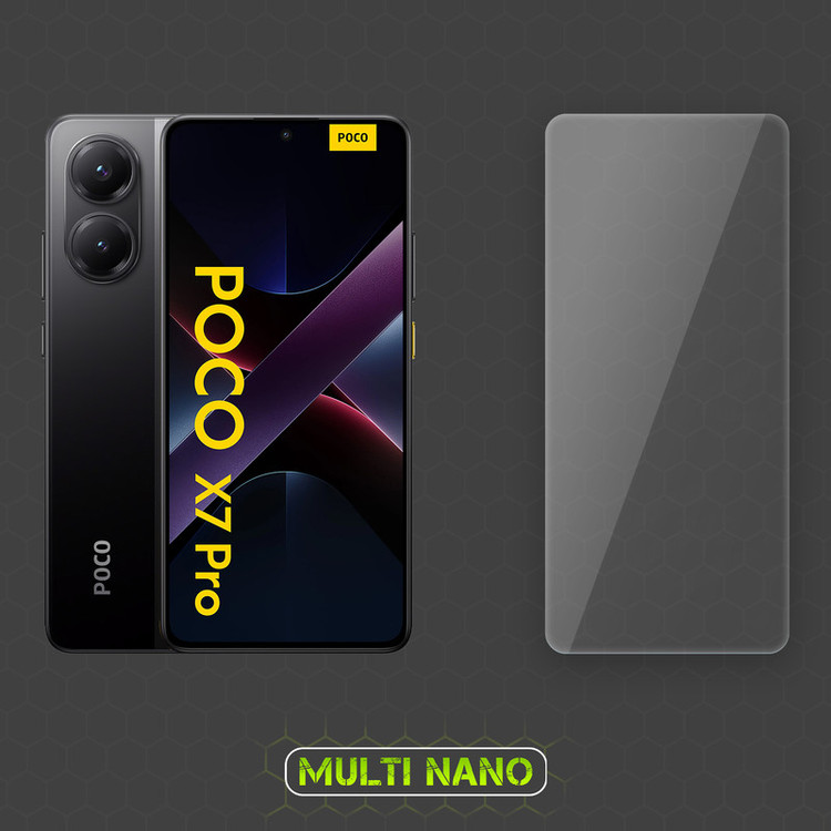 محافظ صفحه نمایش شفاف مولتی نانو مدل X-S1N مناسب برای گوشی موبایل شیائومی Poco X7 Pro