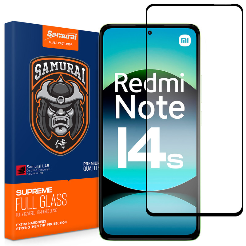 محافظ صفحه نمایش سامورایی مدل ovglass مناسب برای گوشی موبایل شیائومی Redmi Note 14s 4G