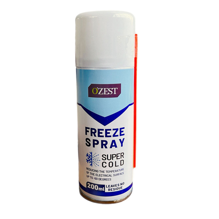 اسپری تمیز کننده خشک و فریز اوزست مدل Super Cold حجم 200 میلی لیتر