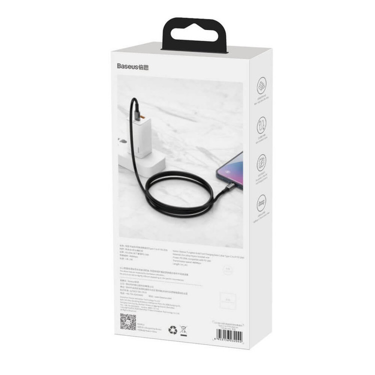 کابل تبدیل USB-C باسئوس مدل Tungsten طول 1 متر