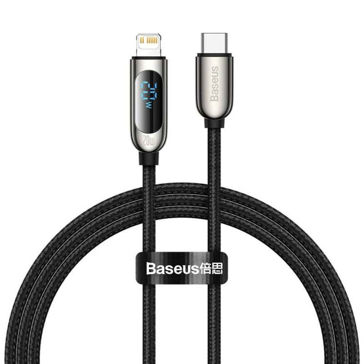 کابل تبدیل USB-C به لایتنینگ باسئوس مدل CATLSK 20W PD طول 1 متر