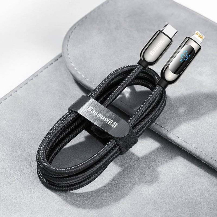 کابل تبدیل USB-C به لایتنینگ باسئوس مدل CATLSK 20W PD طول 1 متر
