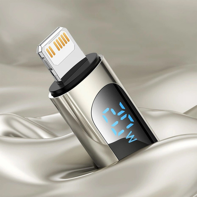 کابل تبدیل USB-C به لایتنینگ باسئوس مدل CATLSK 20W PD طول 1 متر