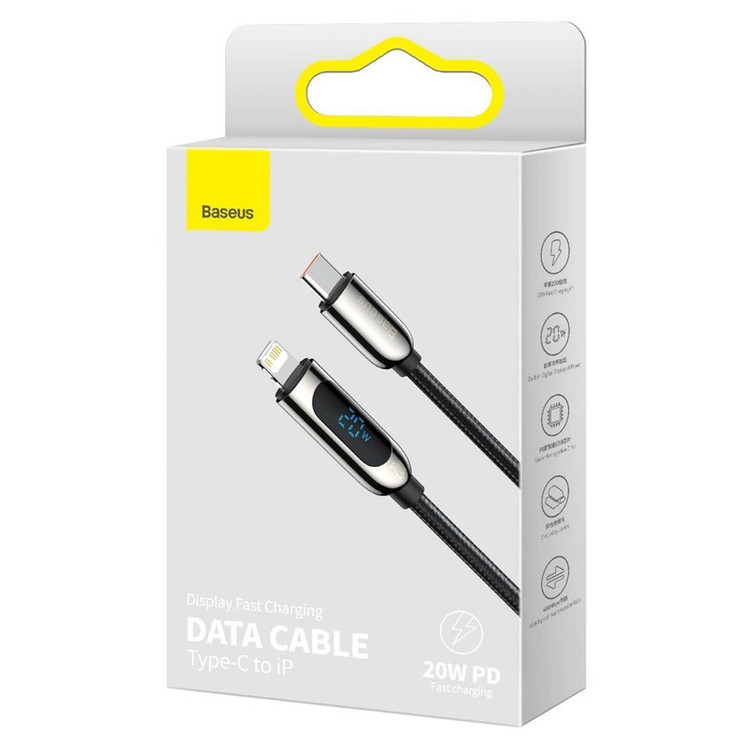 کابل تبدیل USB-C به لایتنینگ باسئوس مدل CATLSK 20W PD طول 1 متر