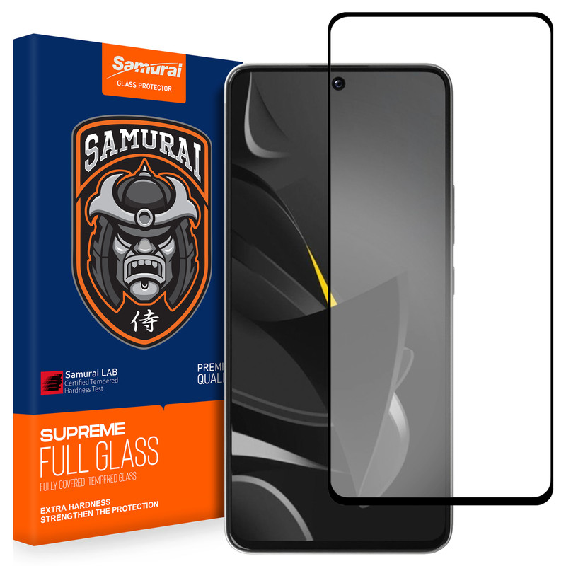 محافظ صفحه نمایش سامورایی مدل ovglass مناسب برای گوشی موبایل شیائومی Poco M7 Pro