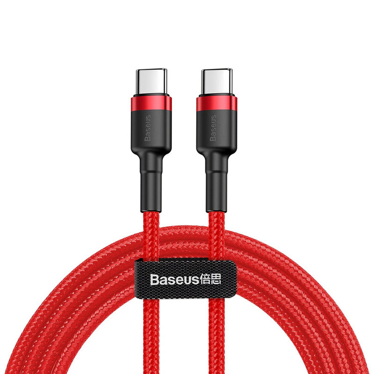 کابل USB-C باسئوس مدل Cafule PD2.0 طول 1 متر
