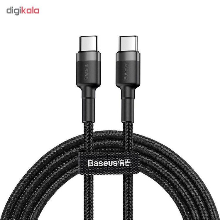 کابل USB-C باسئوس مدل Cafule PD2.0 طول 1 متر