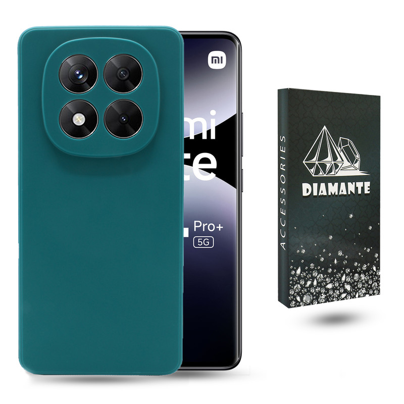 کاور دیامانته مدل Sili2 Navy مناسب برای گوشی موبایل شیائومی Redmi Note 14 Pro 4G
