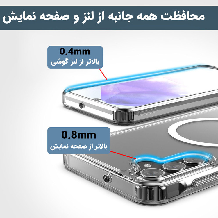 کاور ونزو مدل MagS مناسب برای گوشی موبایل سامسونگ Galaxy A17 / A26