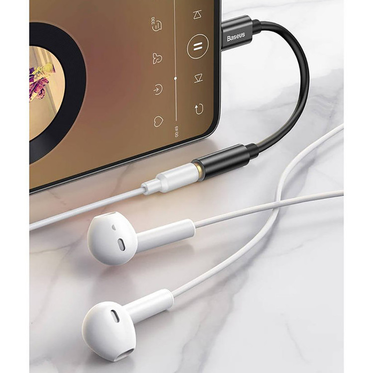 مبدل USB-C به AUX باسئوس مدل CATL54-0G