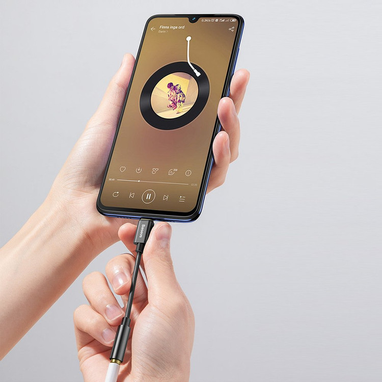 مبدل USB-C به AUX باسئوس مدل CATL54-0G