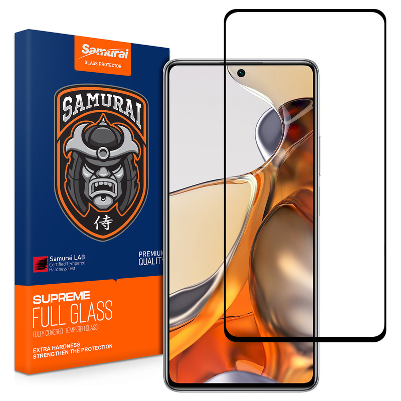 محافظ صفحه نمایش شیشه ای سامورایی مدل ovglass مناسب برای گوشی موبایل شیائومی Mi 11T Pro / Mi 11T
